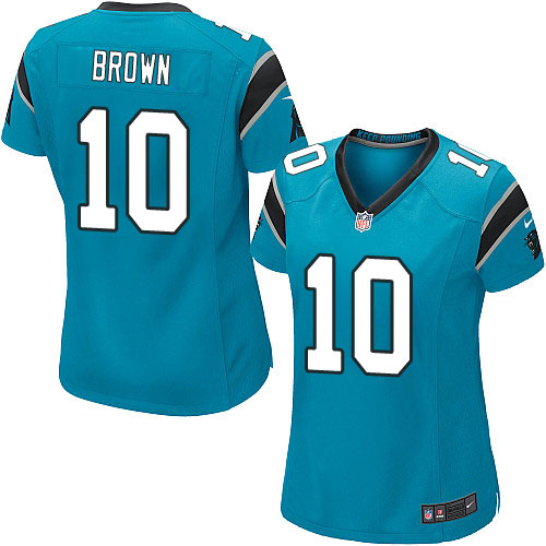 Women's Game Corey Brown Nike Jersey Blue Alternate - #10 NFL Carolina Panthers
